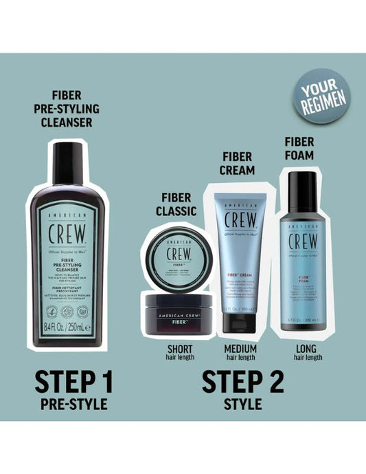 American Crew Fiber Pre-Styling Shampoo - 250ml
