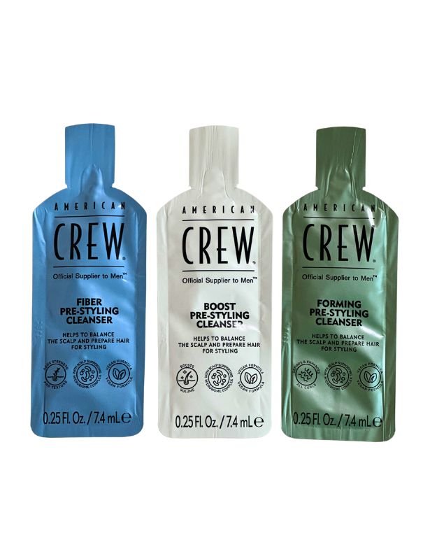 Men’s Pre-Styling Shampoo Trio – 7.4 ml