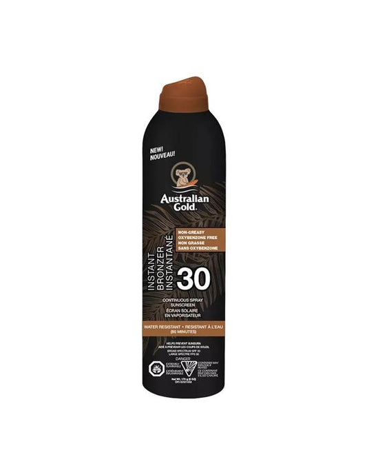 Australian Gold Continuous Spray Bronzer Sunscreen SPF 30 - 170g
