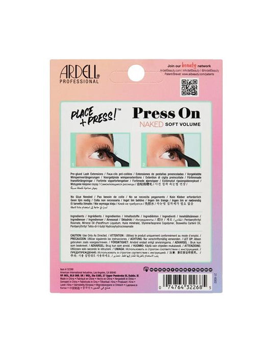 Ardell Naked Press On Natural Pre-glued Underlash Extensions - Soft Volume