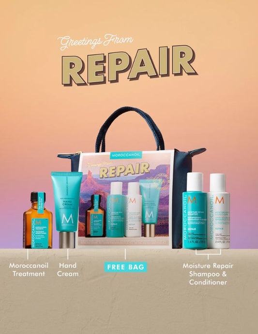 Coffret de voyage réparateur Moroccanoil