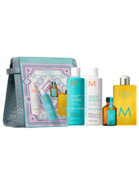 Coffret cadeau anti-frisottis pour les fêtes Moroccanoil