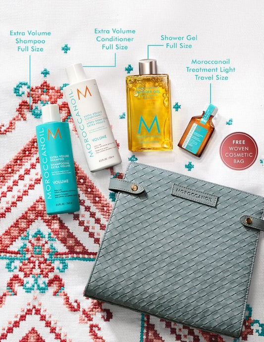 Coffret cadeau Volume capillaire pour les fêtes Moroccanoil