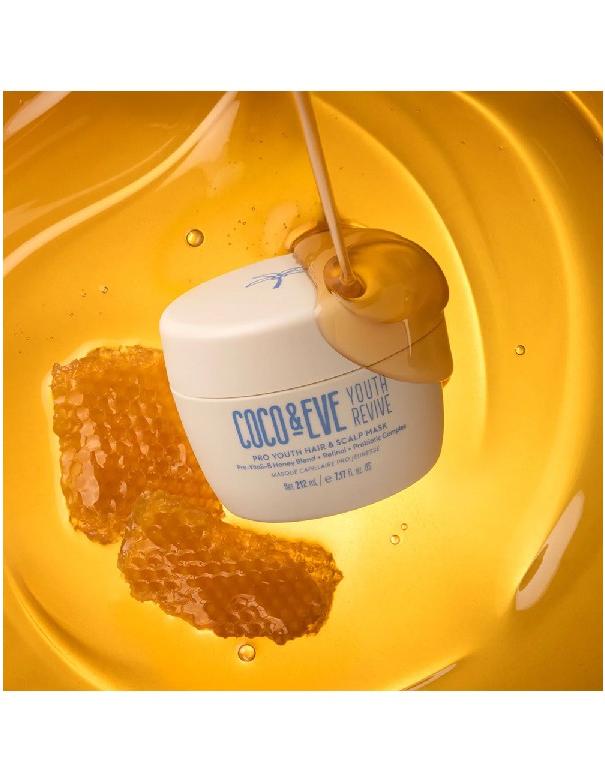 Masque cheveux et cuir chevelu Youth Revive Pro Youth de Coco & Eve - 212 ml