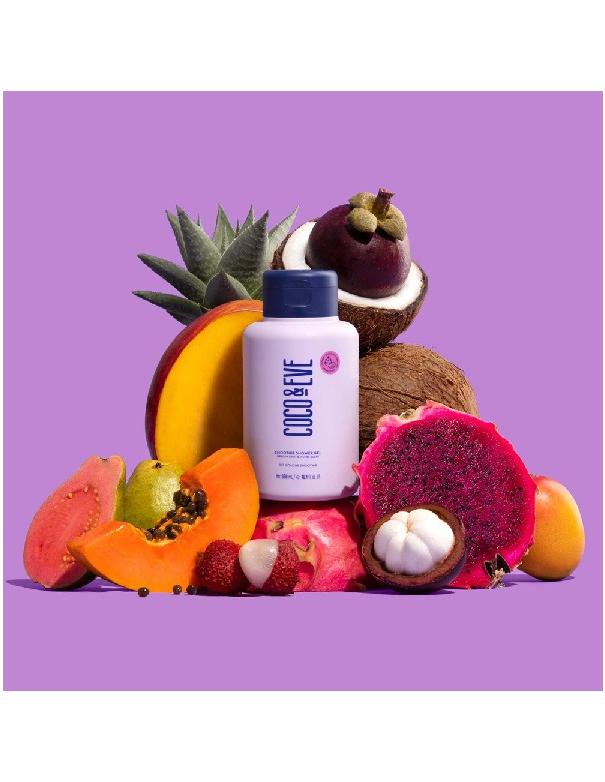 Gel douche Smoothie Litchi & Fruit du Dragon Coco & Eve - 300 ml