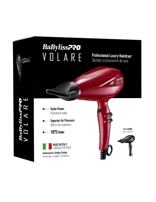 BaBylissPRO Volare Hairdryer Red