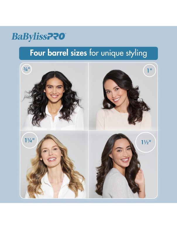 Fer à friser BabylissPRO avec ou sans pince, 2,5 cm (1 pouce) - BABNT5100CSC