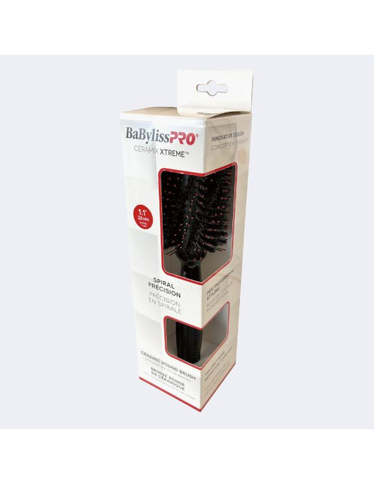 Brosse ronde spirale en céramique BabylissPro 28 mm