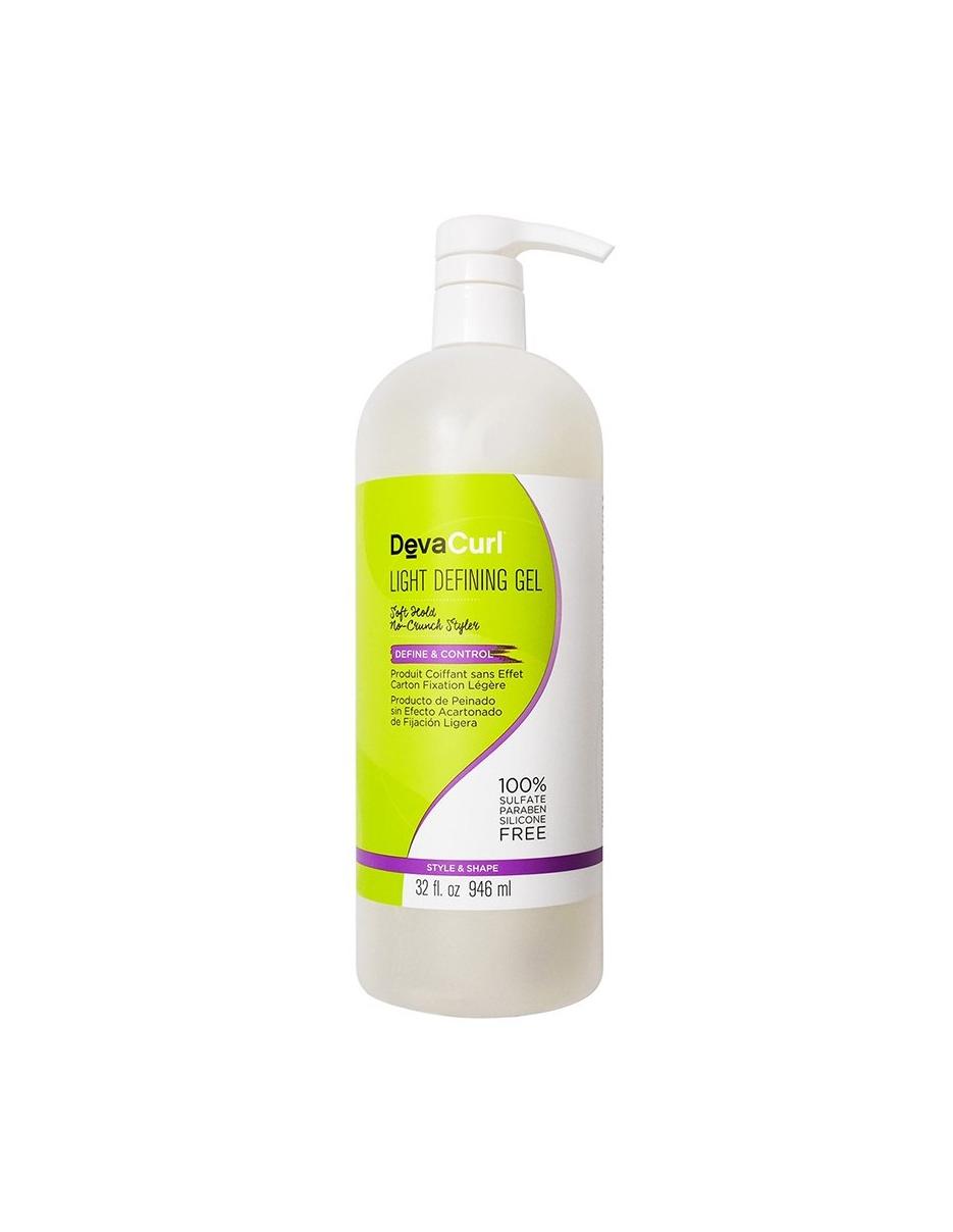 Gel fixateur léger DevaCurl, tenue souple et sans craquements - 946 ml