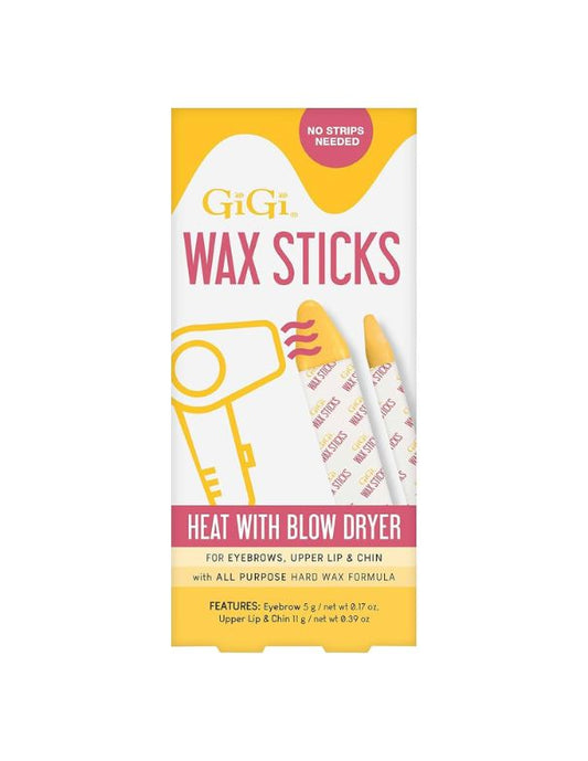 GiGi Wax Sticks 2 Pack - Yellow