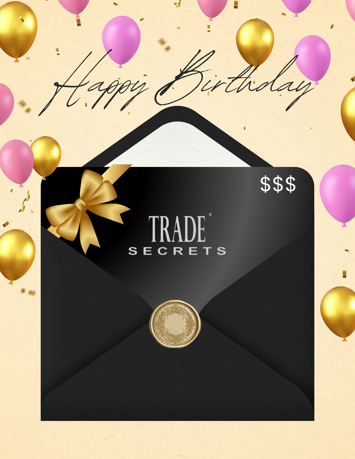 Carte cadeau Joyeux Anniversaire