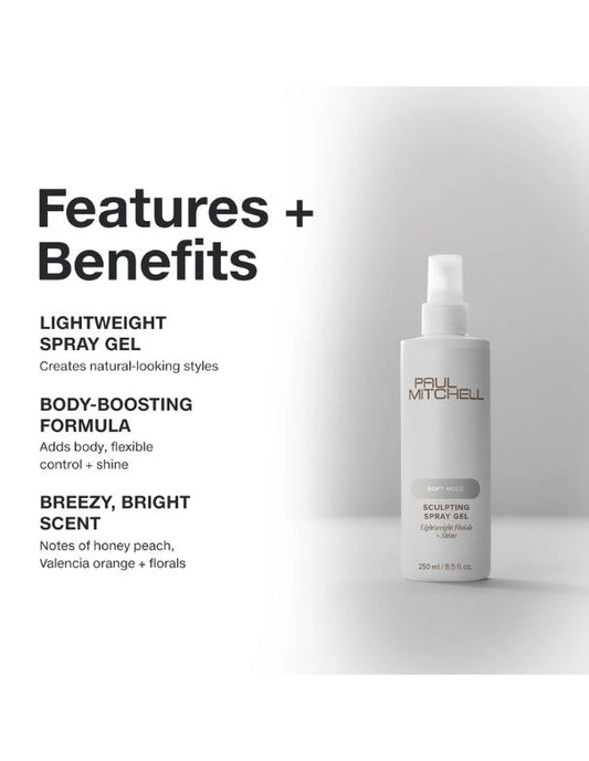 Paul Mitchell Soft Hold Sculpting Spray Gel - 250ml