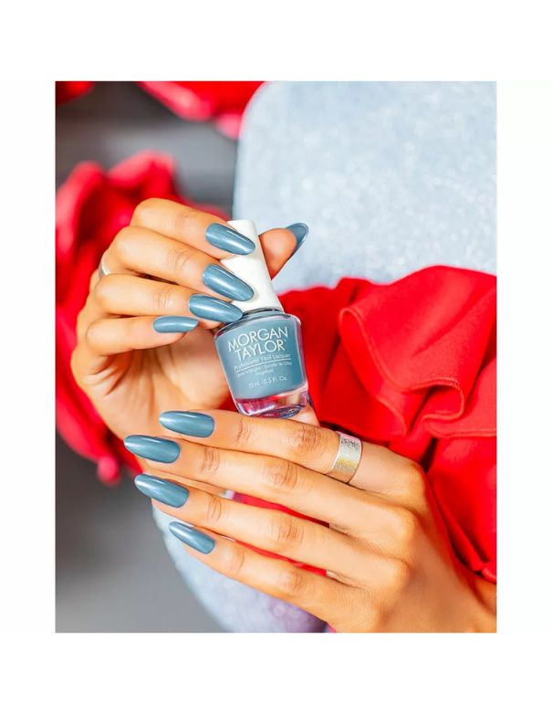 Morgan Taylor Nail Polish - Blue Moon Bloom