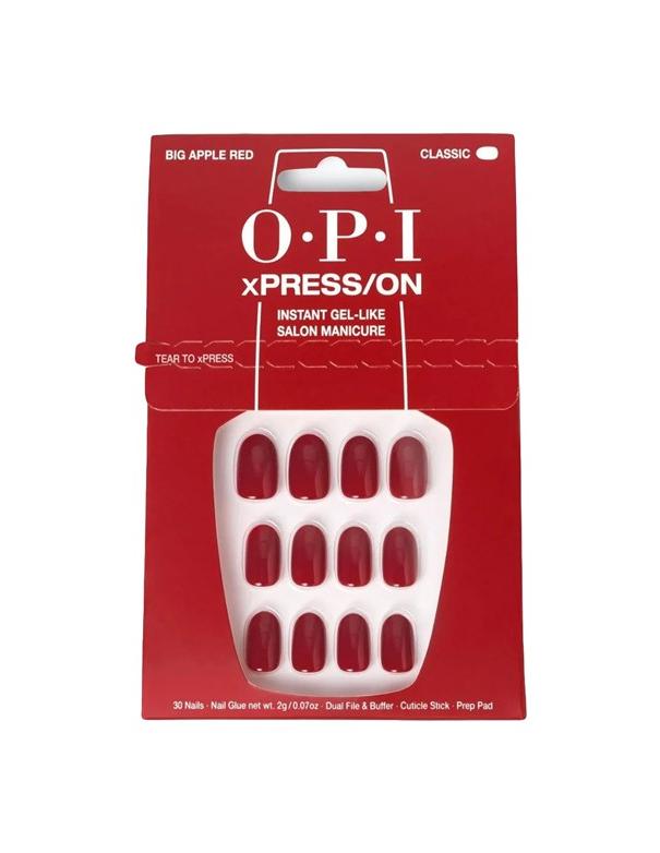 Ongles OPI xPRESS-ON Big Apple Red