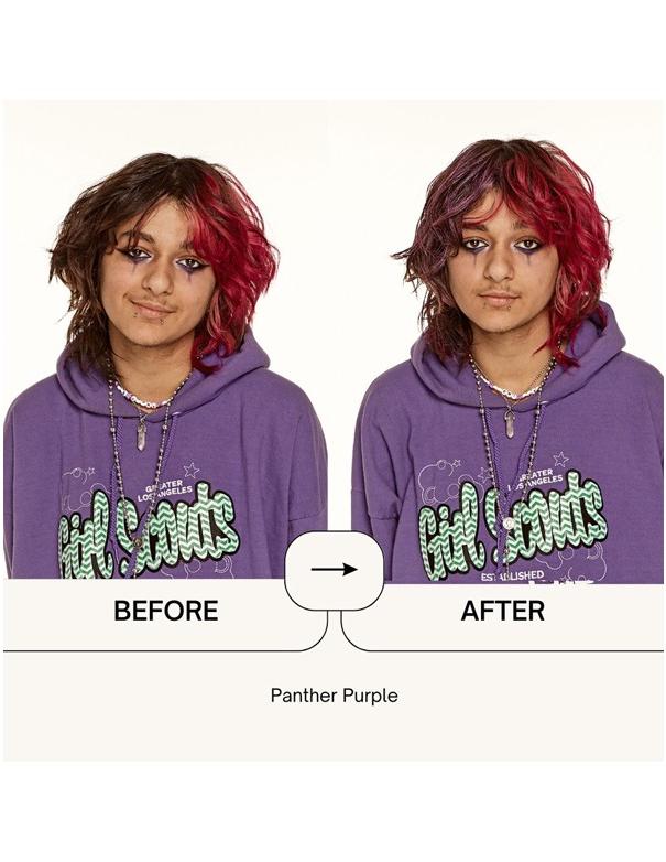 Spray colorant temporaire Punky Colour Panthère Violet - 100 g