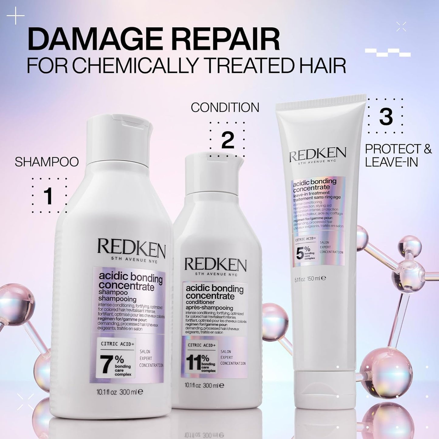 Redken Acidic Bonding Concentrate Shampoo - 1L