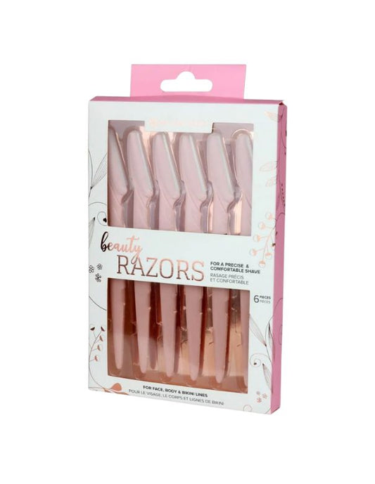 Relaxus Pink Beauty Razors - Set of 6