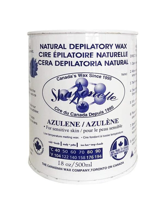 Cire douce à l'azulène Sharonelle - 18 oz