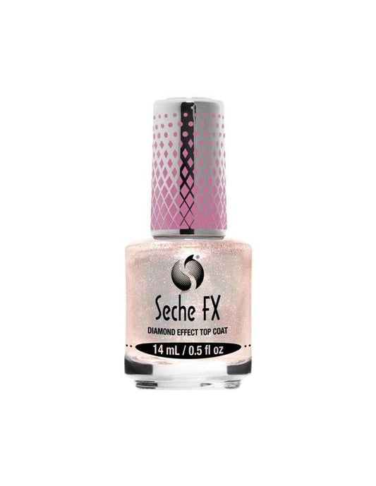 Top Coat Effet Diamant Seche FX Rose - 14 ml