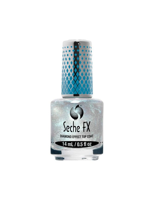 Top Coat Effet Diamant Seche FX Bleu - 14 ml