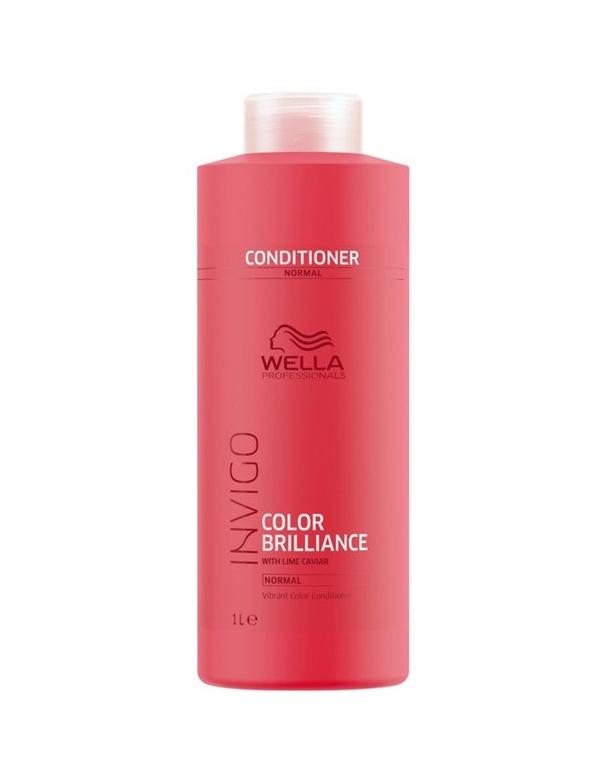 Après-shampoing Wella Invigo Color Brilliance pour cheveux fins - 1 L