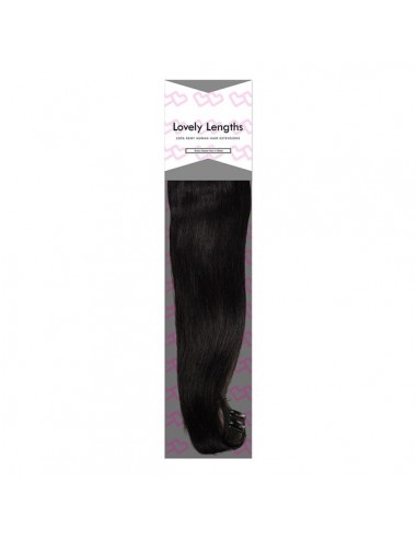 Lovely Lengths Clip-In Extensions 16 Inch 1 Black