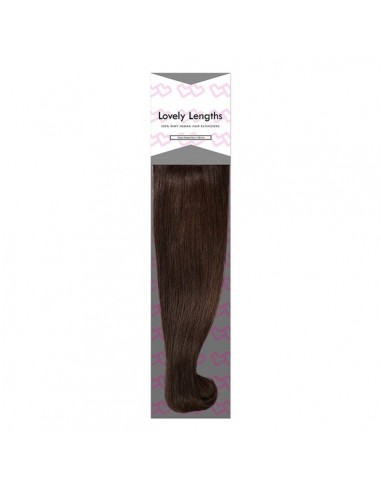 Lovely Lengths Clip-In Extensions 16 Inch 2 Dark Brown