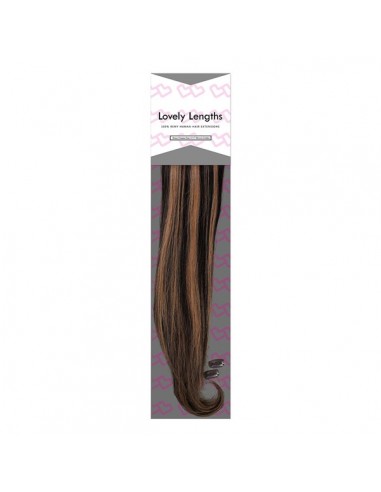 Lovely Lengths Clip-In Extensions 16 Inch 227 Brown Gold