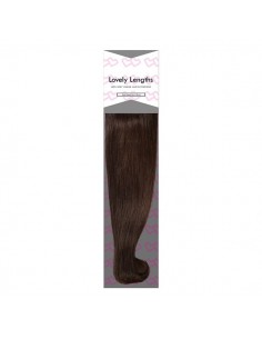 Lovely Lengths Clip-In Extensions 20 Inch 2 Dark Brown