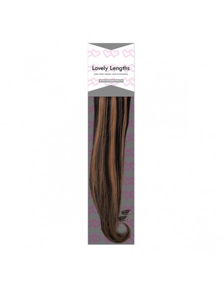 Lovely Lengths Clip-In Extensions 20 Inch 227 Brown Golden