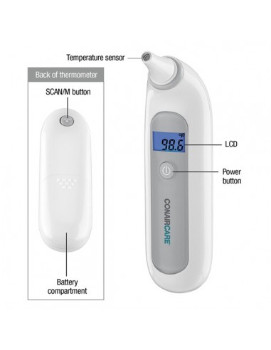 Conair Antibacterial Ear Thermometer