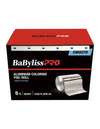 BabylissPro Aluminum Coloring Foil Roll Smooth Heavy 1430ft