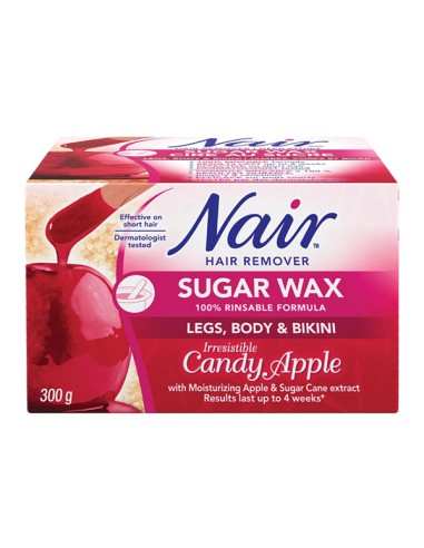 Nair Hair Remover Sugar Wax For Legs, Body & Bikini - 300g