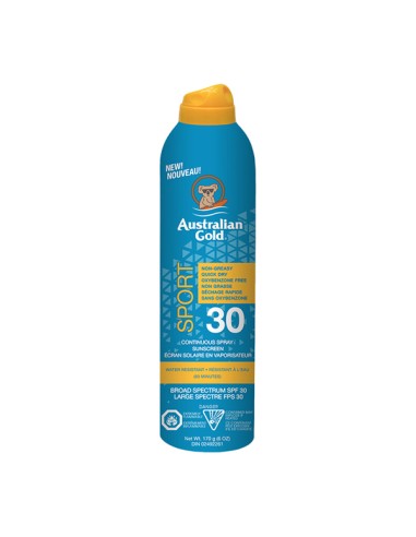 Australian Gold Continuous Spray Sunscreen Sport SPF 30 - 170g