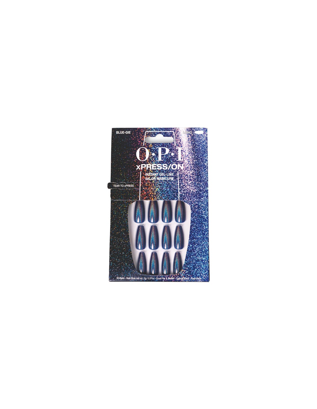 OPI xPRESS/ON Nails Long Blue-Gie - Out Of Stock