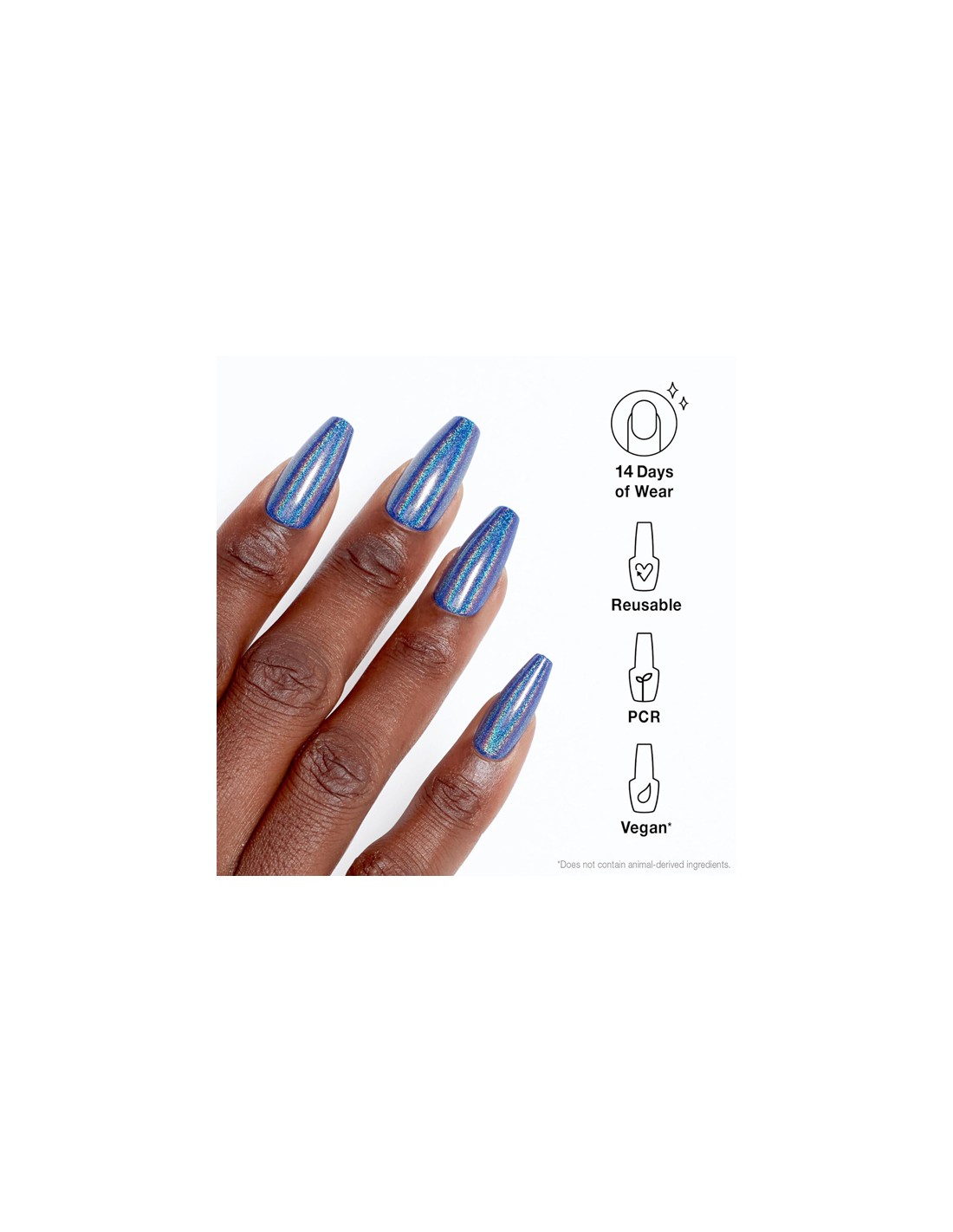 OPI xPRESS/ON Nails Long Blue-Gie - Out Of Stock