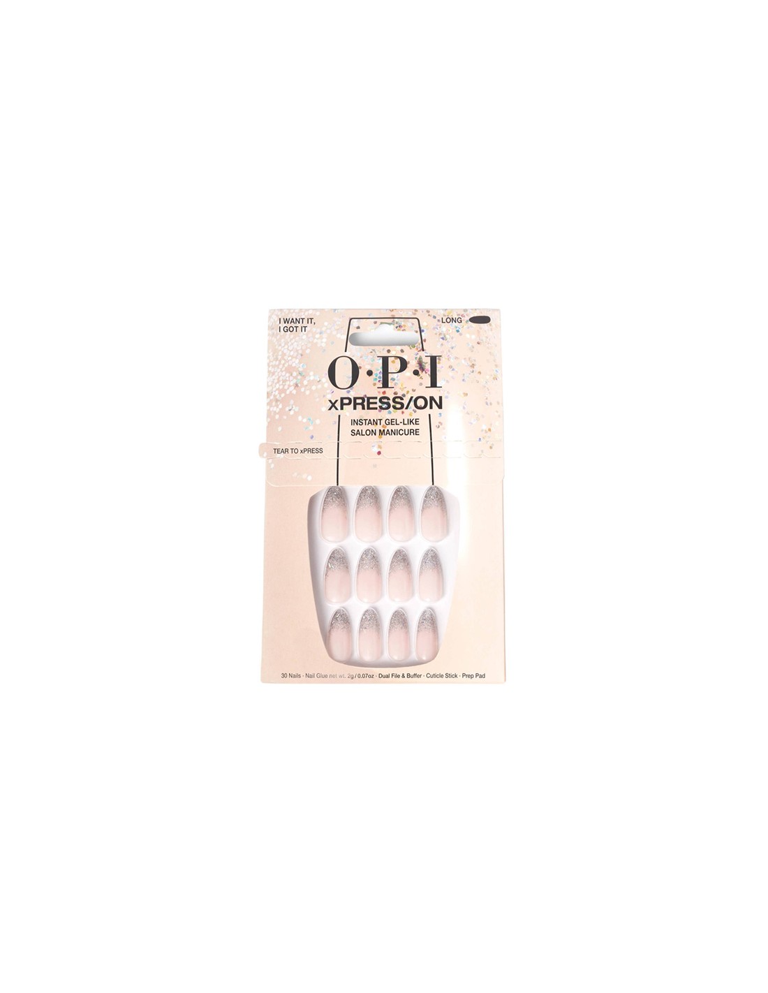 OPI xPRESS/ON Nails Long I Want It, I Got It - Out Of Stock