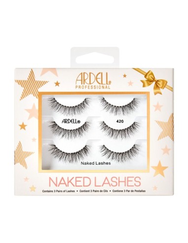 Ardell Naked Lashes 420 Holiday Pack 3 Pk