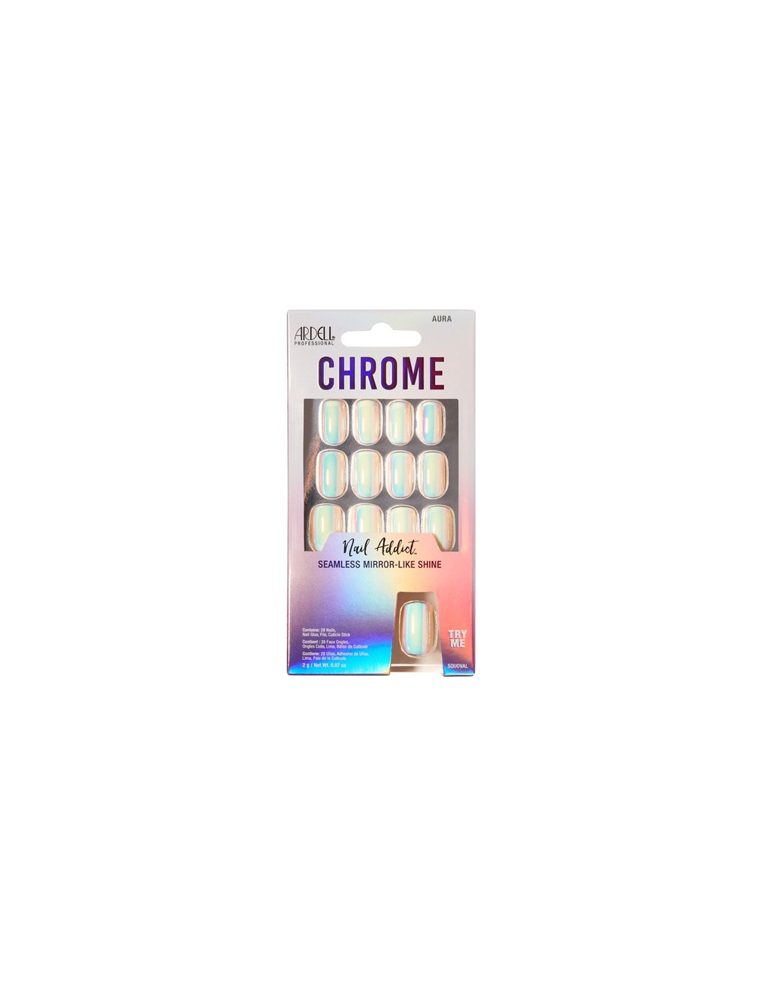Ardell Nail Addict Chrome Aura