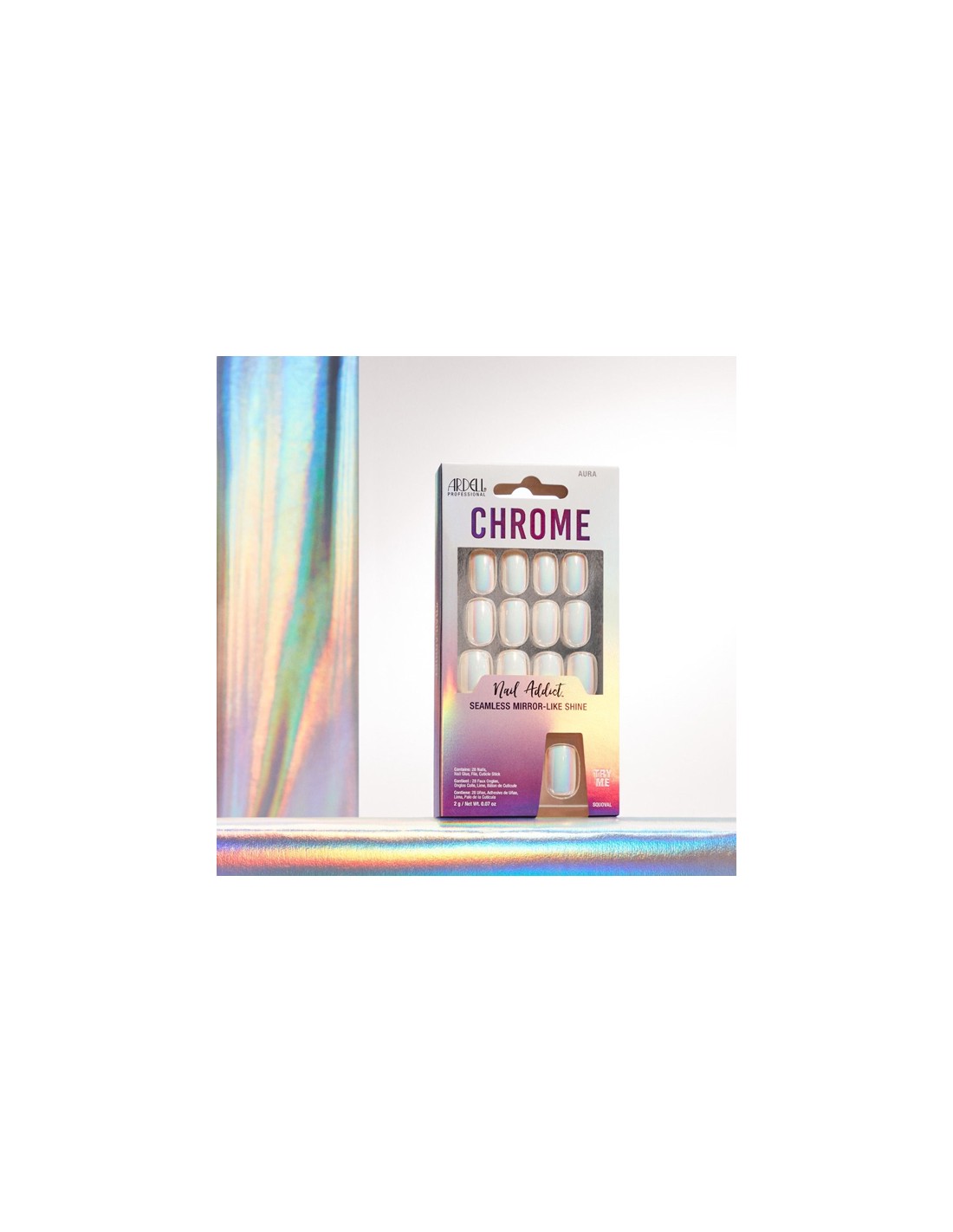 Ardell Nail Addict Chrome Aura