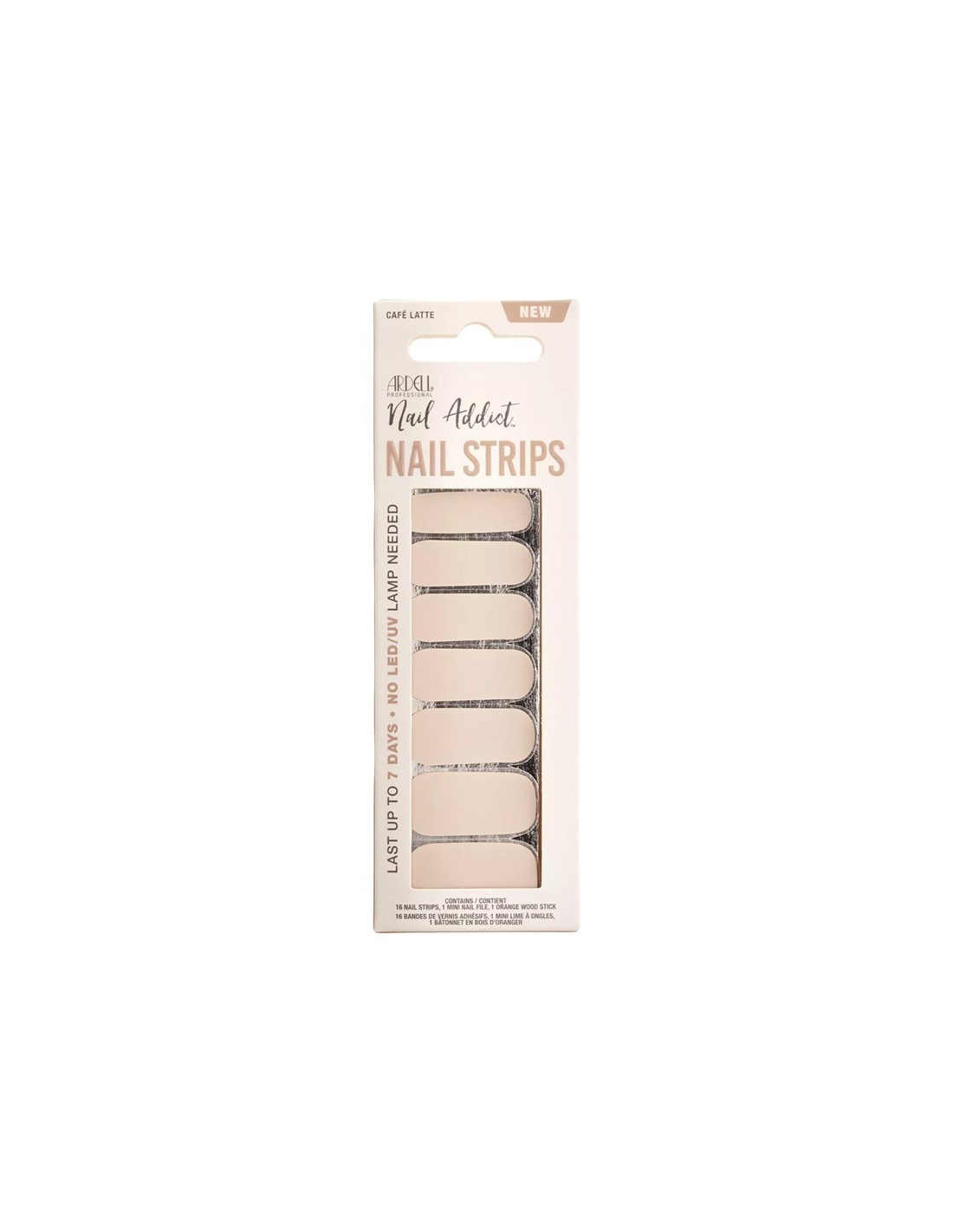 Ardell Nail Addict Nail Strips Cafe Latte