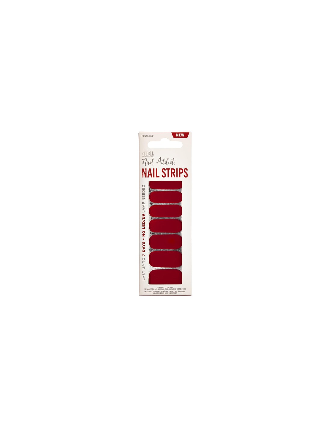 Ardell Nail Addict Nail Strips Regal Red