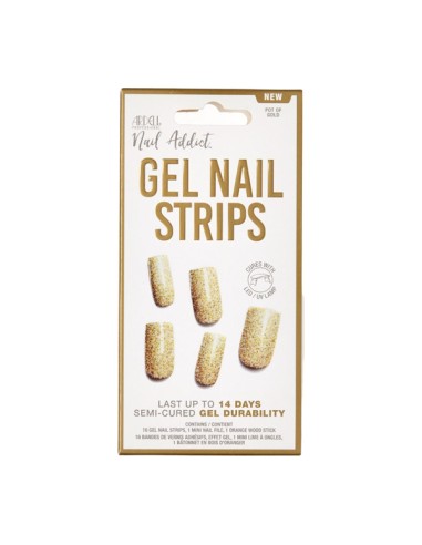 Ardell Nail Addict Gel Nail Strips Pot Of Gold