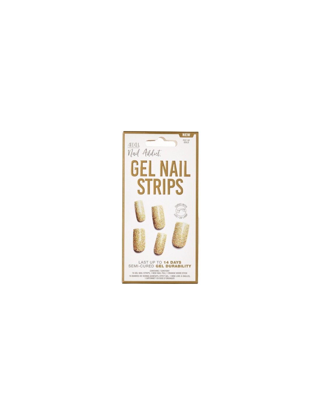 Ardell Nail Addict Gel Nail Strips Pot Of Gold