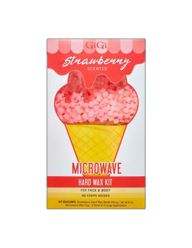 GiGi Microwave Wax Beads Kit Strawberry