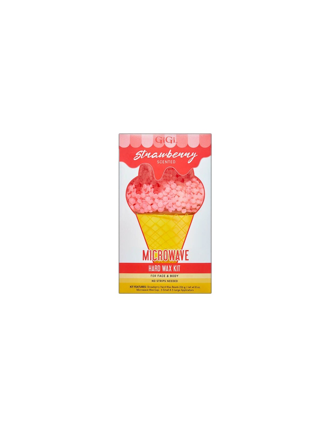 GiGi Microwave Wax Beads Kit Strawberry