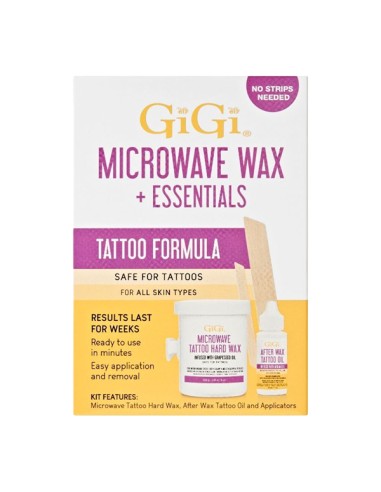 GiGi Microwave Wax Kit & Essentials Tattoo Formula