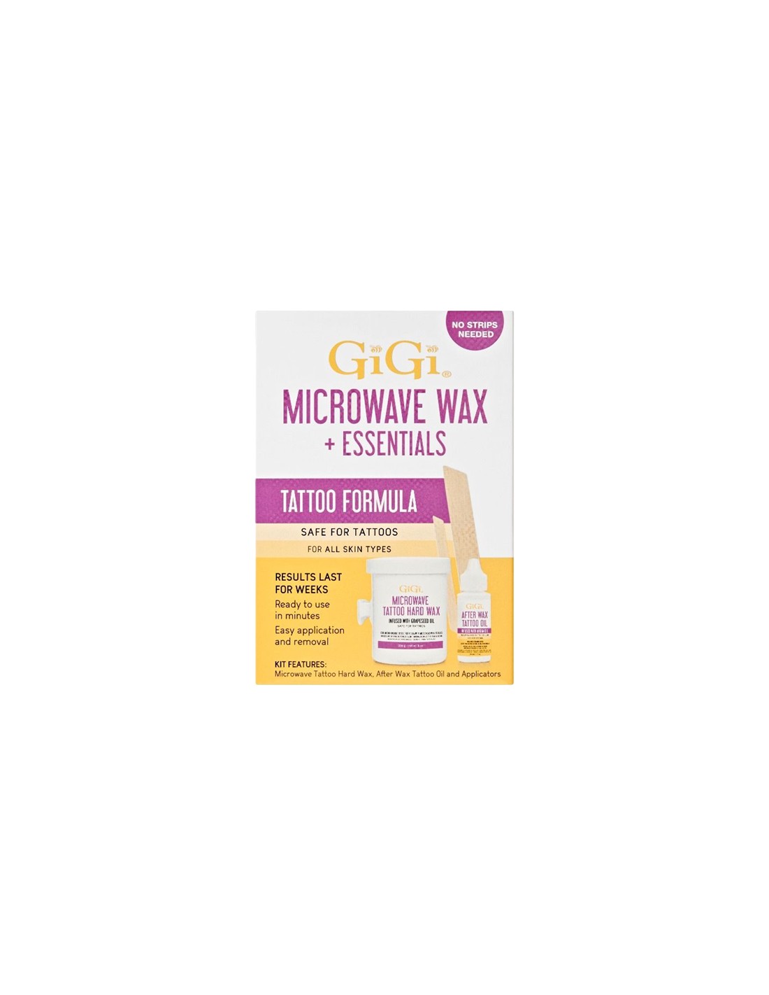 GiGi Microwave Wax Kit & Essentials Tattoo Formula