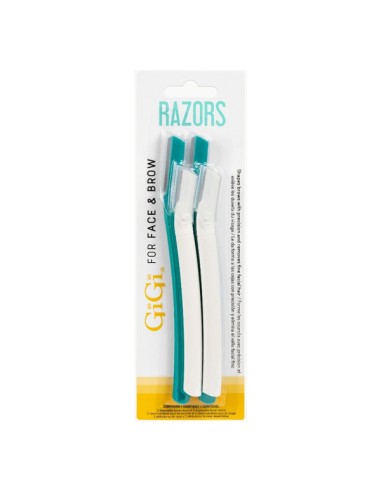 GiGi Brow & Face Razors - 4 Pack