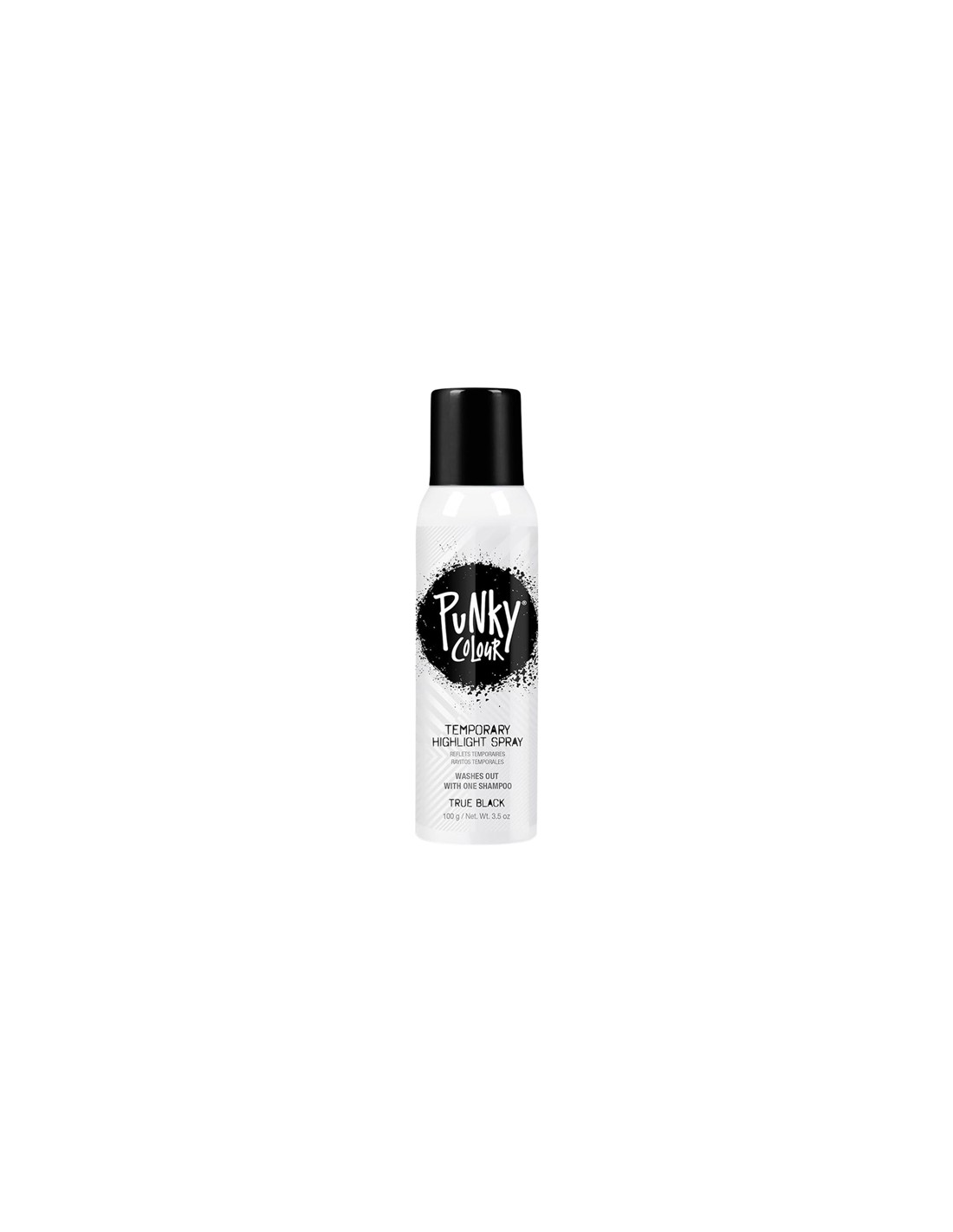 Punky Colour Temporary Hair Color Spray True Black - 100g